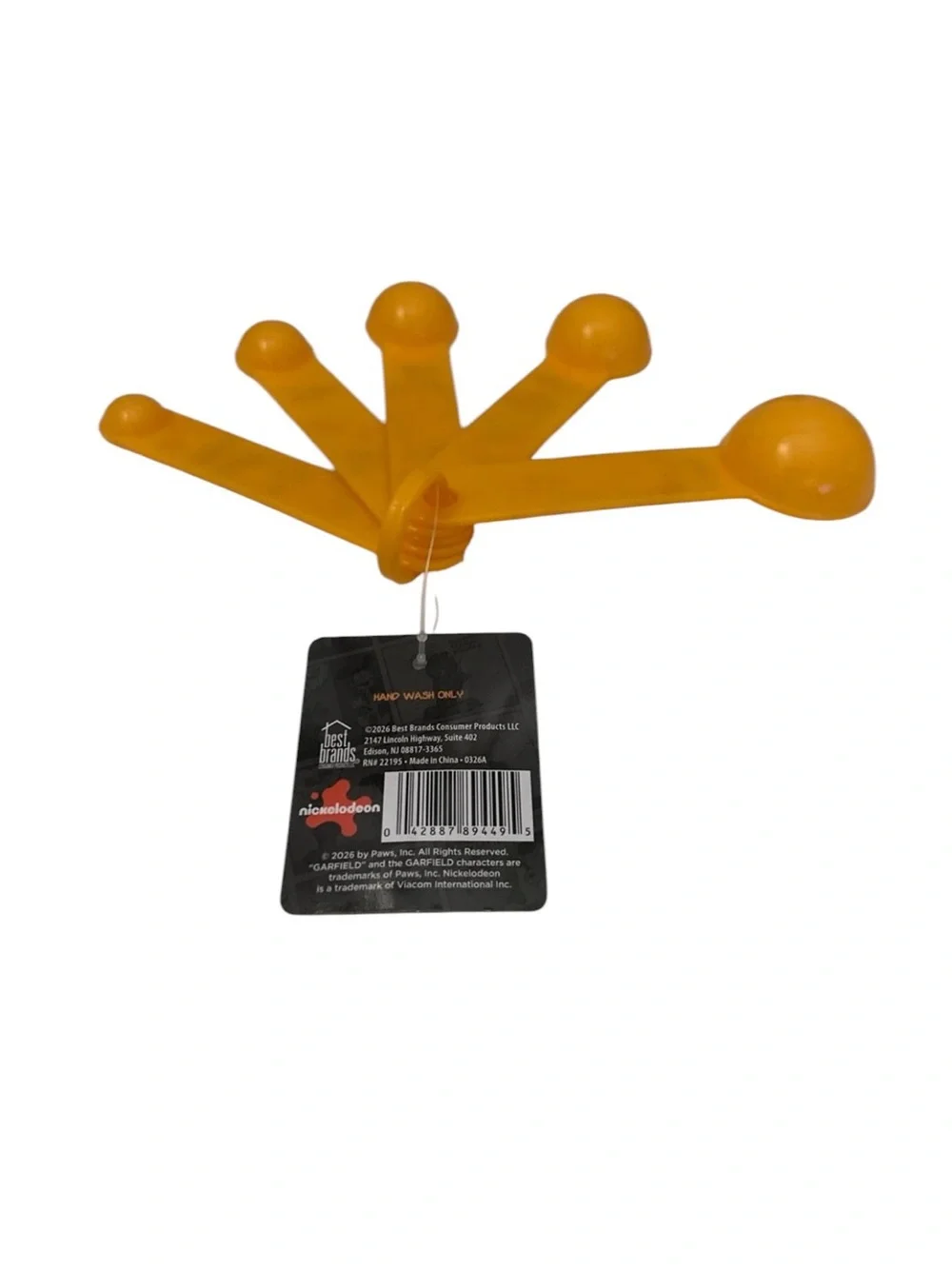 Garfield Tea Spoon Measuring Cup Set Nickelodeon